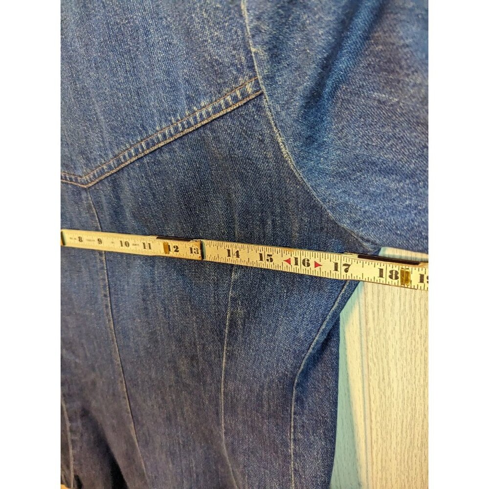 Vintage Levis Orange Tab 76068 Blazer Denim Jacket Chore Usa Made 1 1/2 READ - Picture 7 of 9